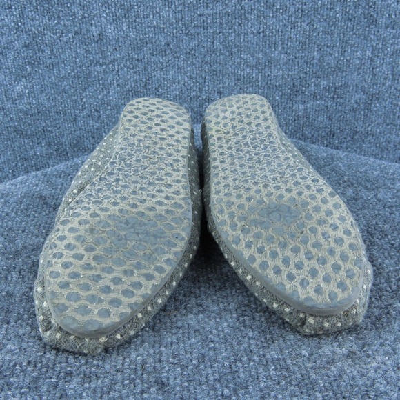 TOMS Women Slip-On Shoes Gray Fabric Slip On Size 7 Medium - Picture 7 of 7